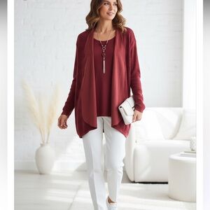 ALFRED DUNNER Madison Avenue Layered Look Sweater Size 3X NWOT